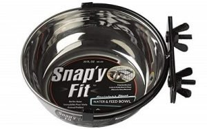 MidWest Stainless Steel Snap’y Fit Water and Feed Bowl