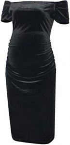 BlackCherry Offshoulder Dress