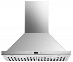 CAVALIERE Range Hood Wall Mounted Stainless Steel Kitchen Vent