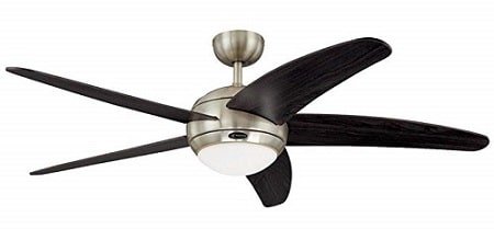 Westinghouse Bendan 52-Inch Satin Chrome Indoor Ceiling Fan