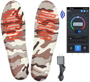 MANTUOLE Rechargeable Smart Heated Insoles